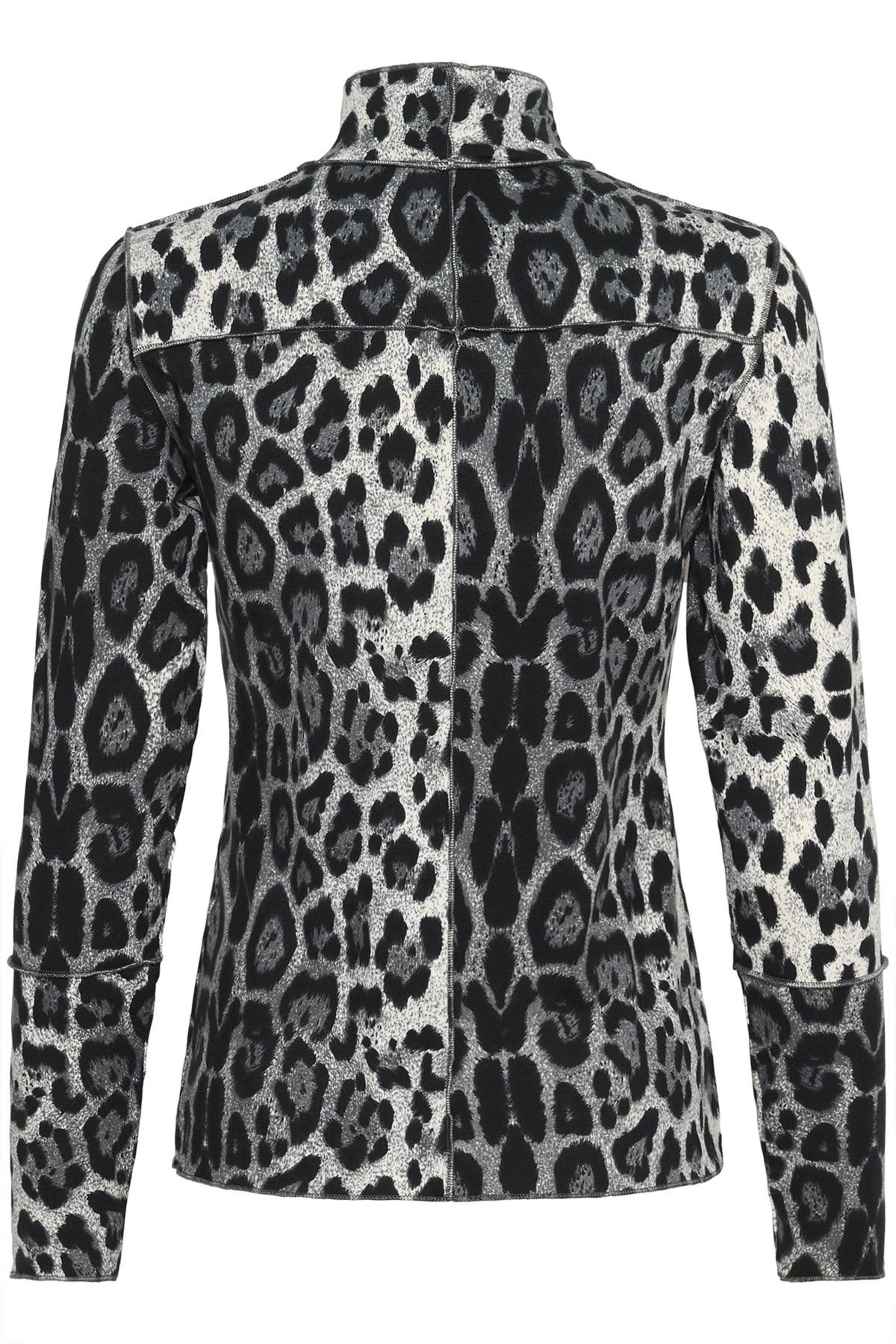 KBPavie Kiri Blouse Animal Grey Print - 10105472