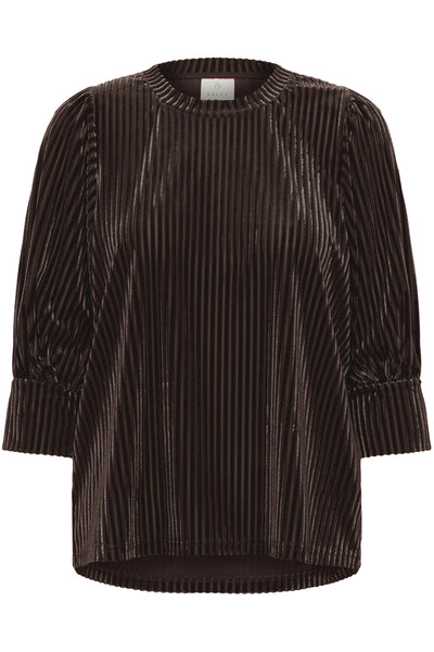 KAcaca Blouse 10503887 Black Coffee Thumbnail