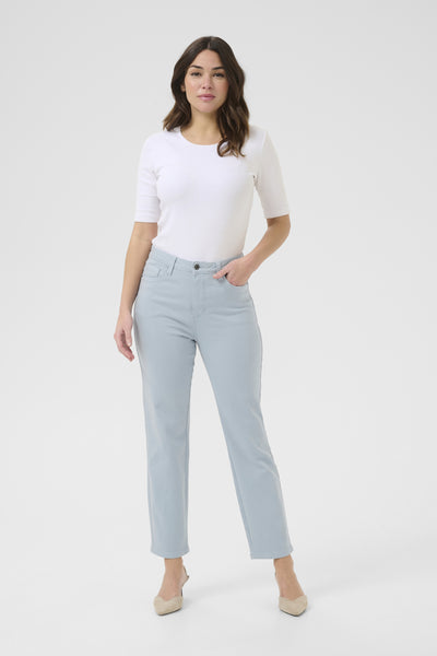 KAzelina HW Straight Jeans Soft Chambray - 10506341 Thumbnail