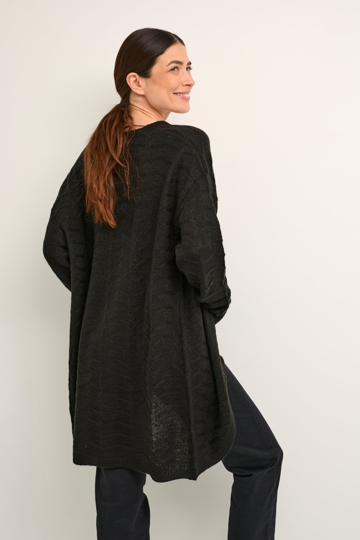 KAemria Knit Cardigan Black deep - 10506359