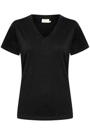 KAmarin V-Neck T-Shirt Black deep - 10507170