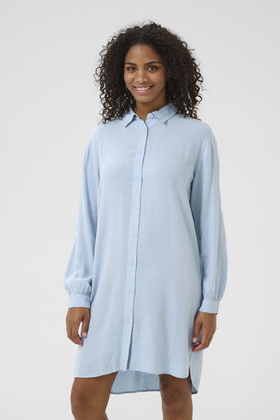 KAmilia Shirt Dress Soft Chambray - 10508311 Thumbnail
