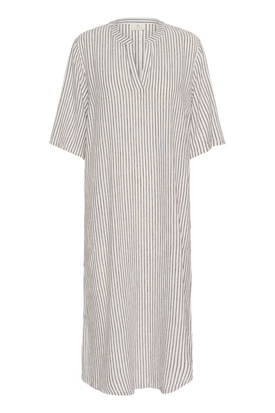 KAmilia Kaftan Dress Chalk/Fudge Stripe - 10508312 Thumbnail