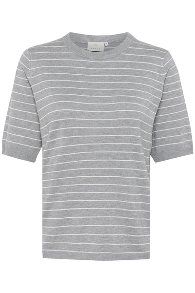 KAlizza Striped Knit Grey Mel./Chalk Narrow Stripe - 10508410 Thumbnail