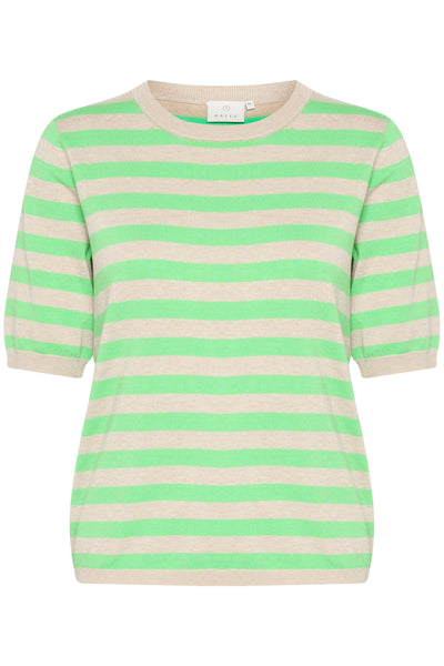 KAlizza Striped Knit Feather Gray Mel./Green Thumbnail