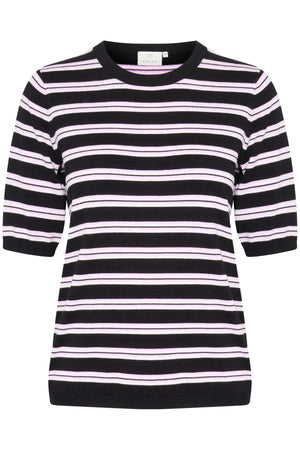 KAlizza Striped Knit Black - Pink/Chalk Stripe