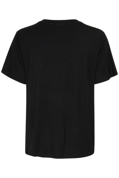 KAfrida V-neck T-Shirt Black deep - 10508581 Thumbnail