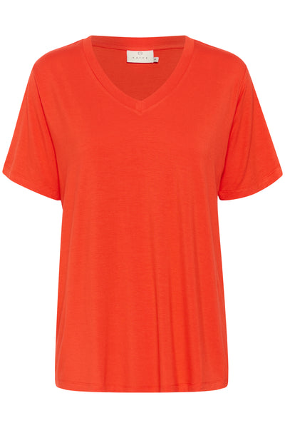 KAfrida V-neck T-Shirt GRENADINE - 10508581 Thumbnail