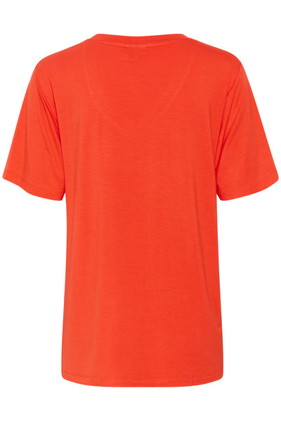 KAfrida V-neck T-Shirt GRENADINE - 10508581 Thumbnail