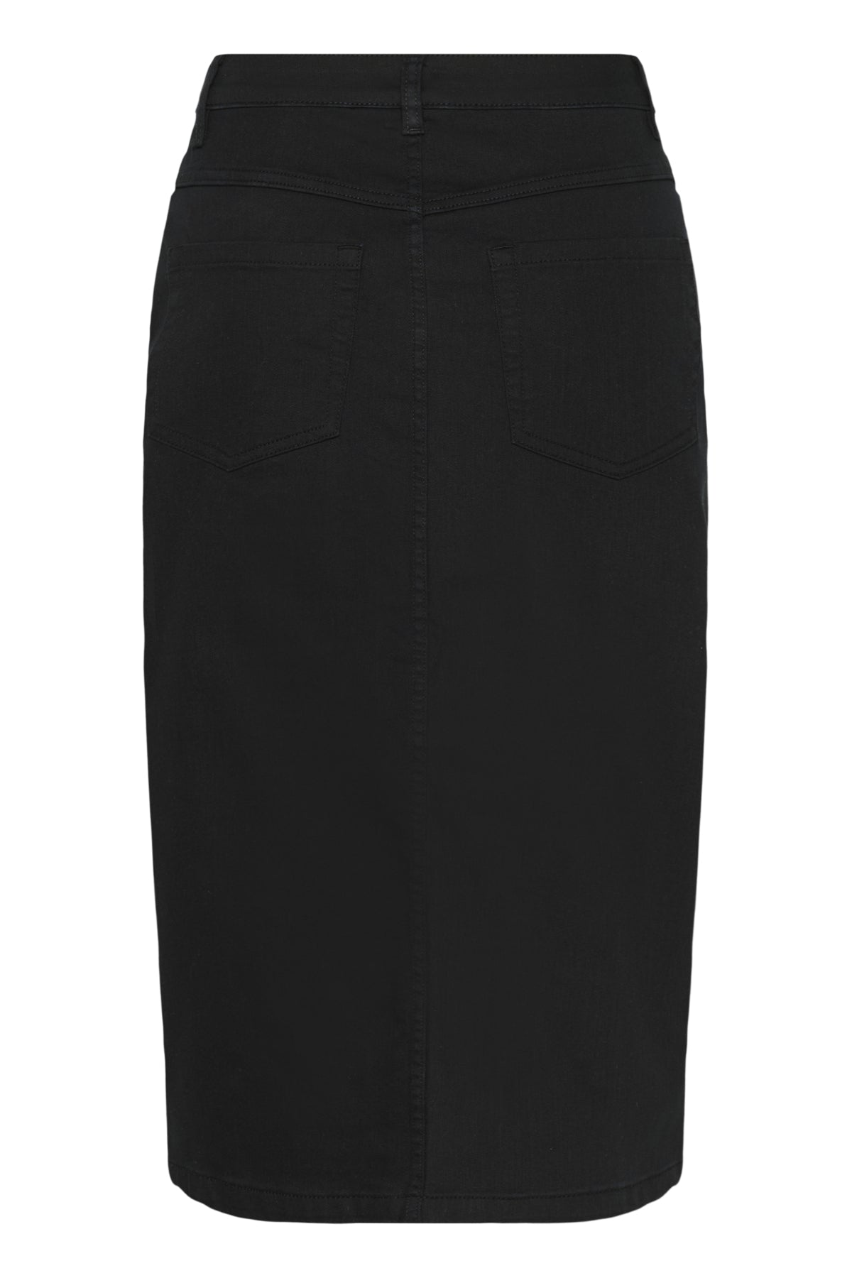 KAzelina Long Denim Skirt Black deep - 10508734