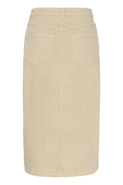 KAzelina Long Denim Skirt Feather Gray - 10508734 Thumbnail