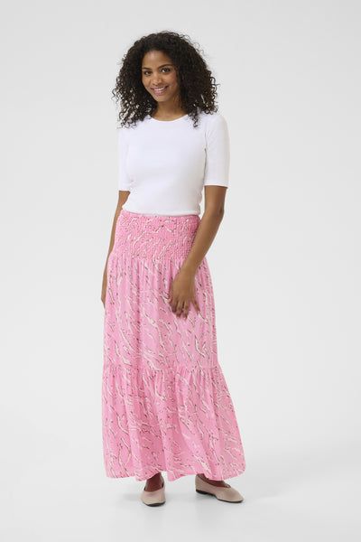 KAmaxi Smock Skirt Prism Pink W. Cradle Pink AOP - 10508816 Thumbnail