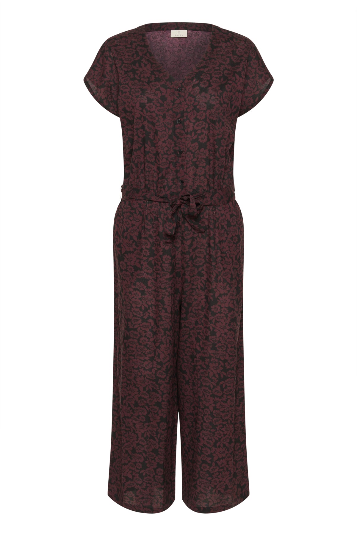 KAbeathe Jumpsuit Fudge/Black Flower Print - 10508898