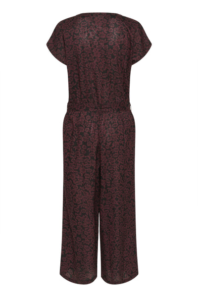 KAbeathe Jumpsuit Fudge/Black Flower Print - 10508898 Thumbnail