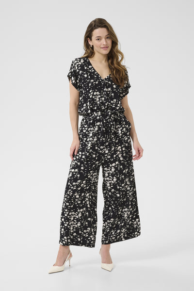 KAbeathe Jumpsuit Black / Chalk Graphic - 10508898 Thumbnail