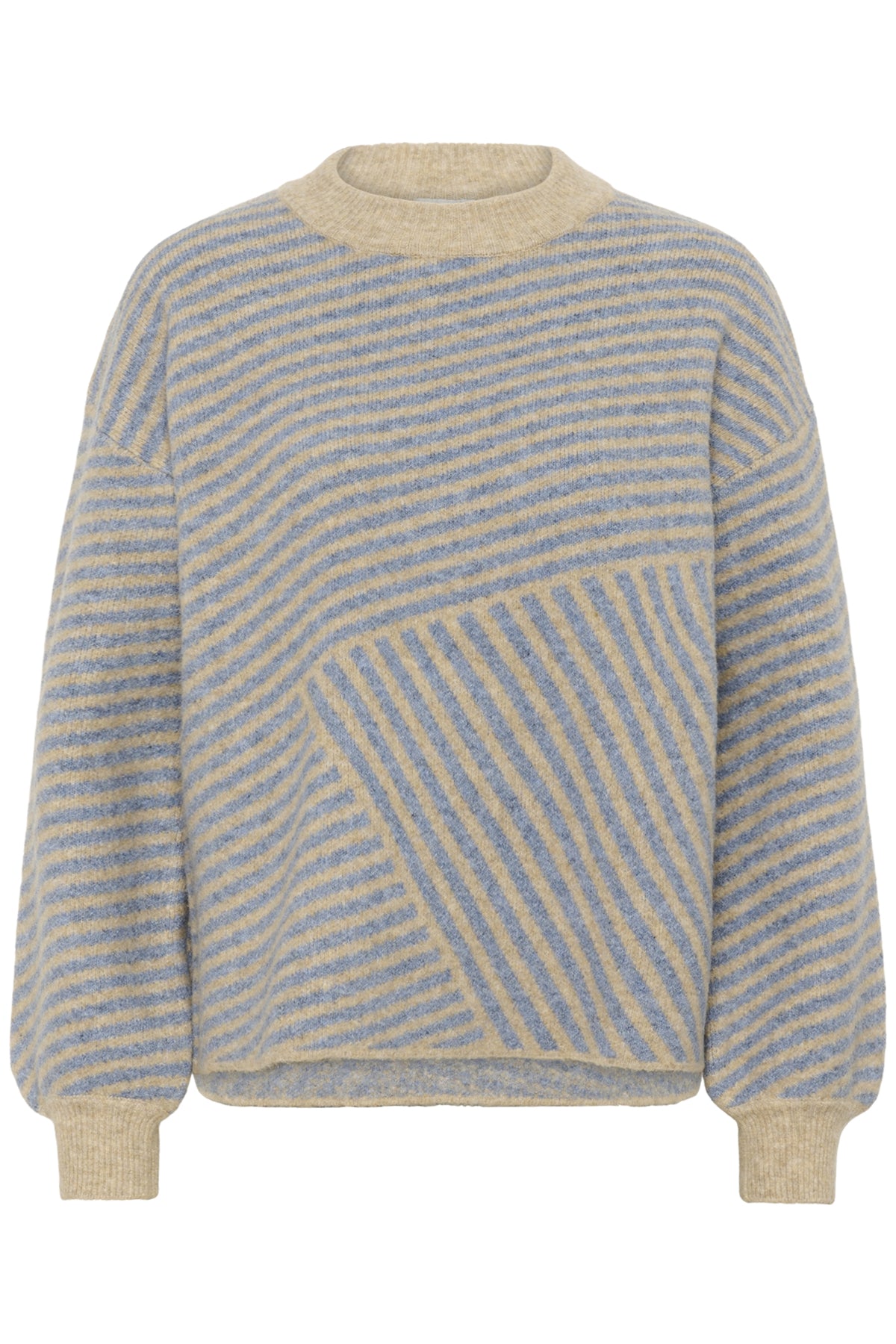 KAverana Knit Pullover Feather Grey Mel/Windward Blue - 10509061