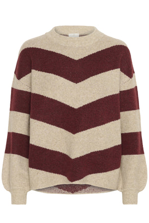 KAverana Knit Pullover Feather G.M./Windsor W. Stripe - 10509061