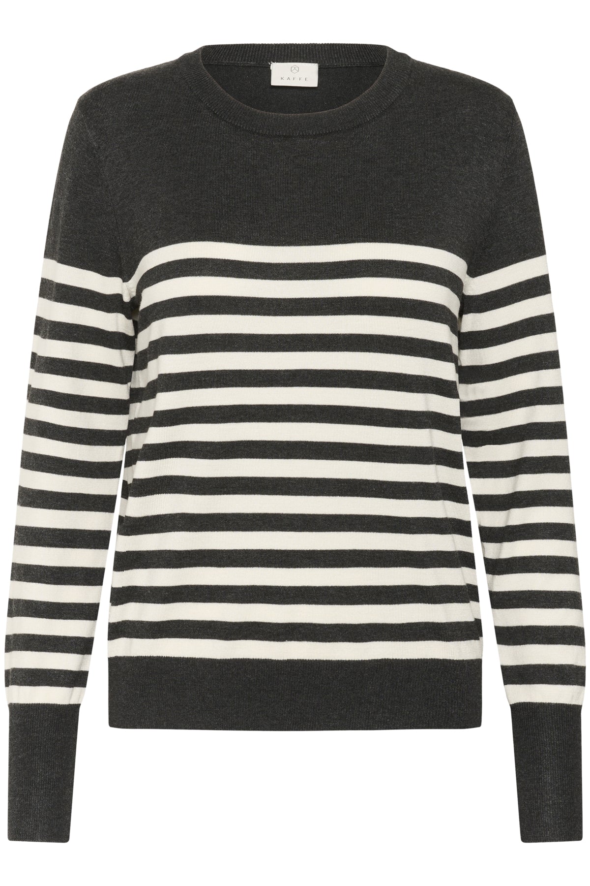 KAlizza Striped Knit Pullover DGM/Turtledove Half Stripe - 10509065