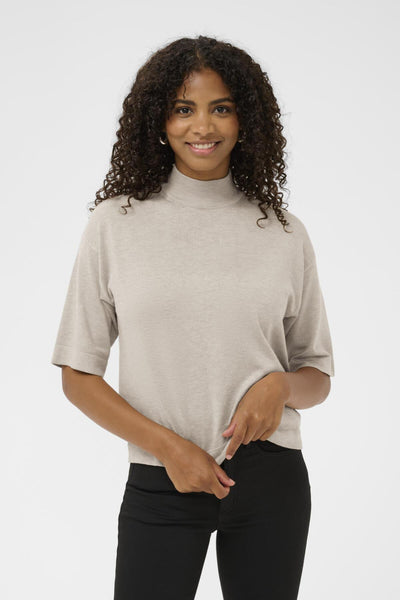 KAlizza Turtleneck Feather Gray Melange - 10509536 Thumbnail