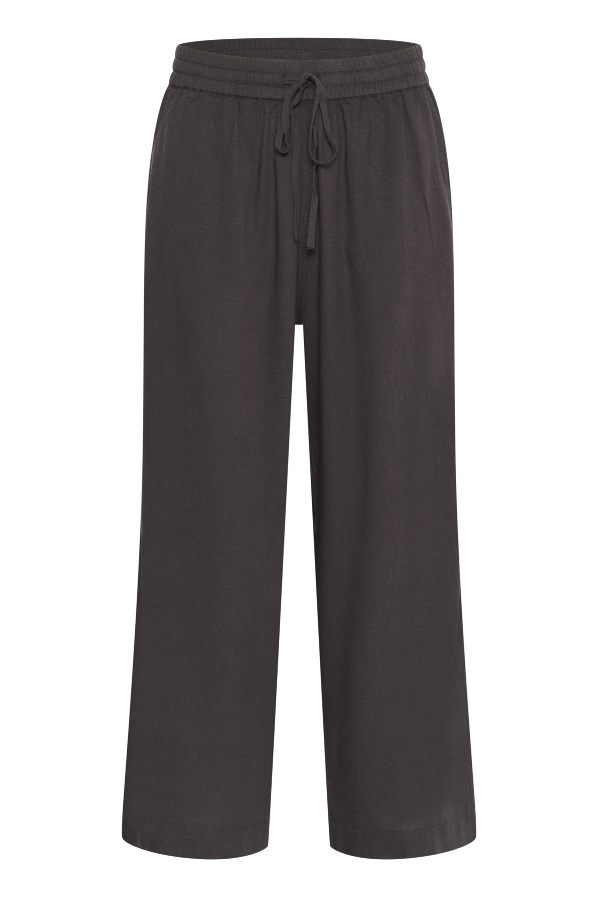 KAmilia Cropped Wide Pants Black Oyster - 10509666