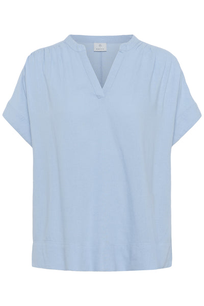 KAmilia Wing SL Blouse Soft Chambray - 10509670 Thumbnail