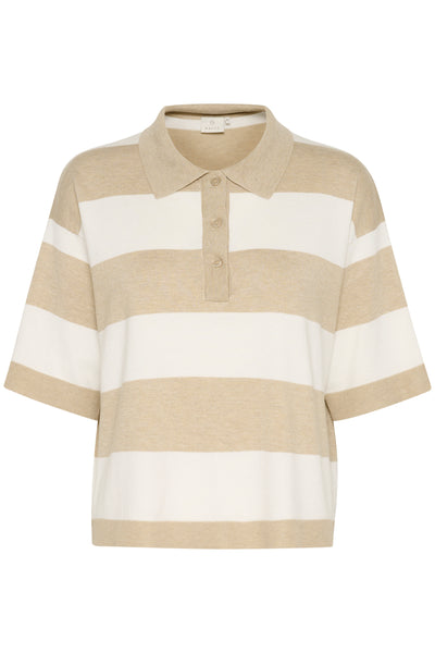 KAlizza Polo Knit Feather Gray M./Chalk Stripe - 10509932 Thumbnail
