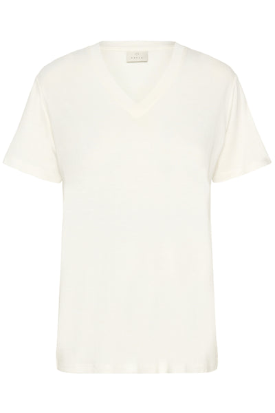 KAmaria V-neck T-Shirt Chalk Thumbnail