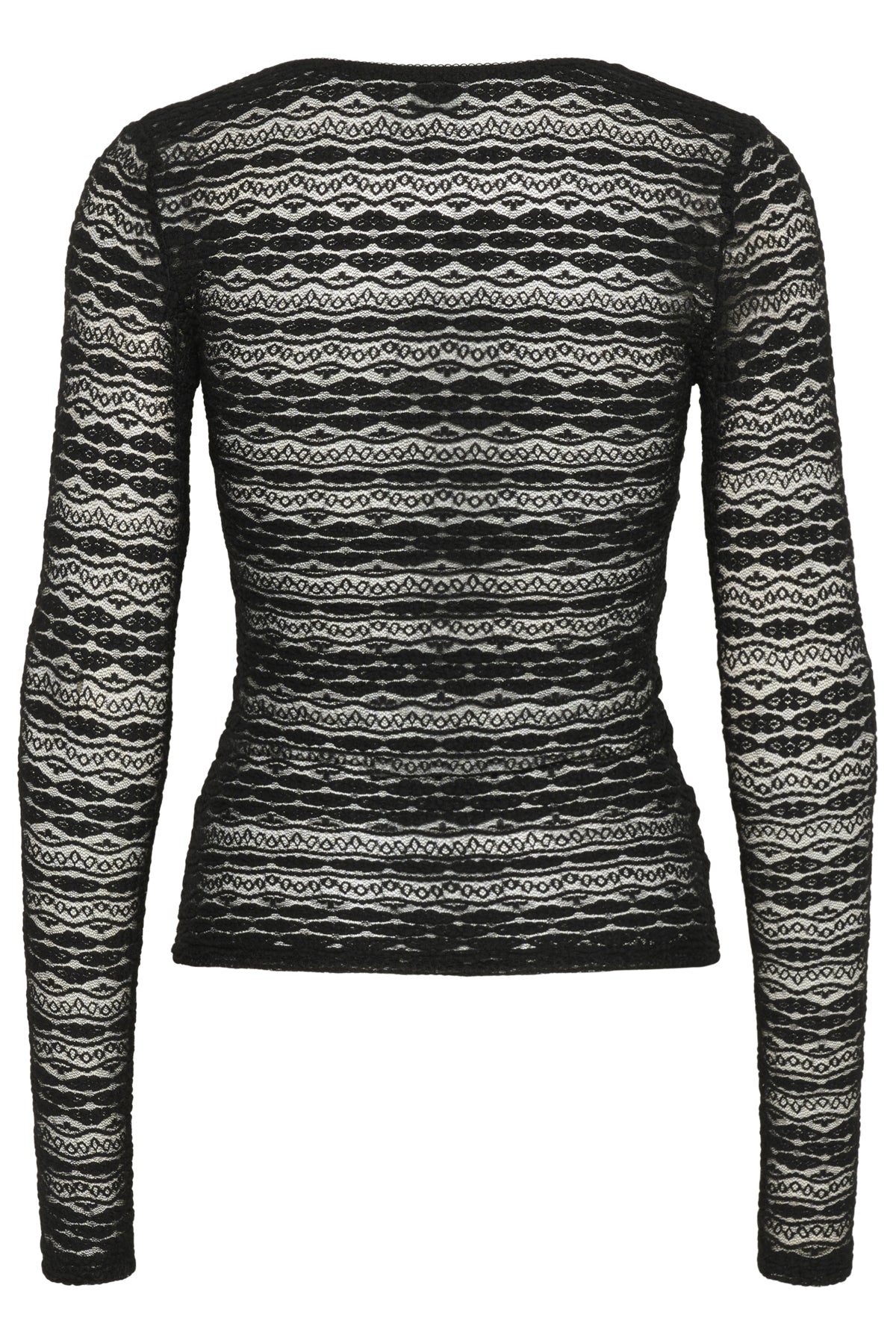 KAlorinda LS Lace T-Shirt Black deep - 10510671