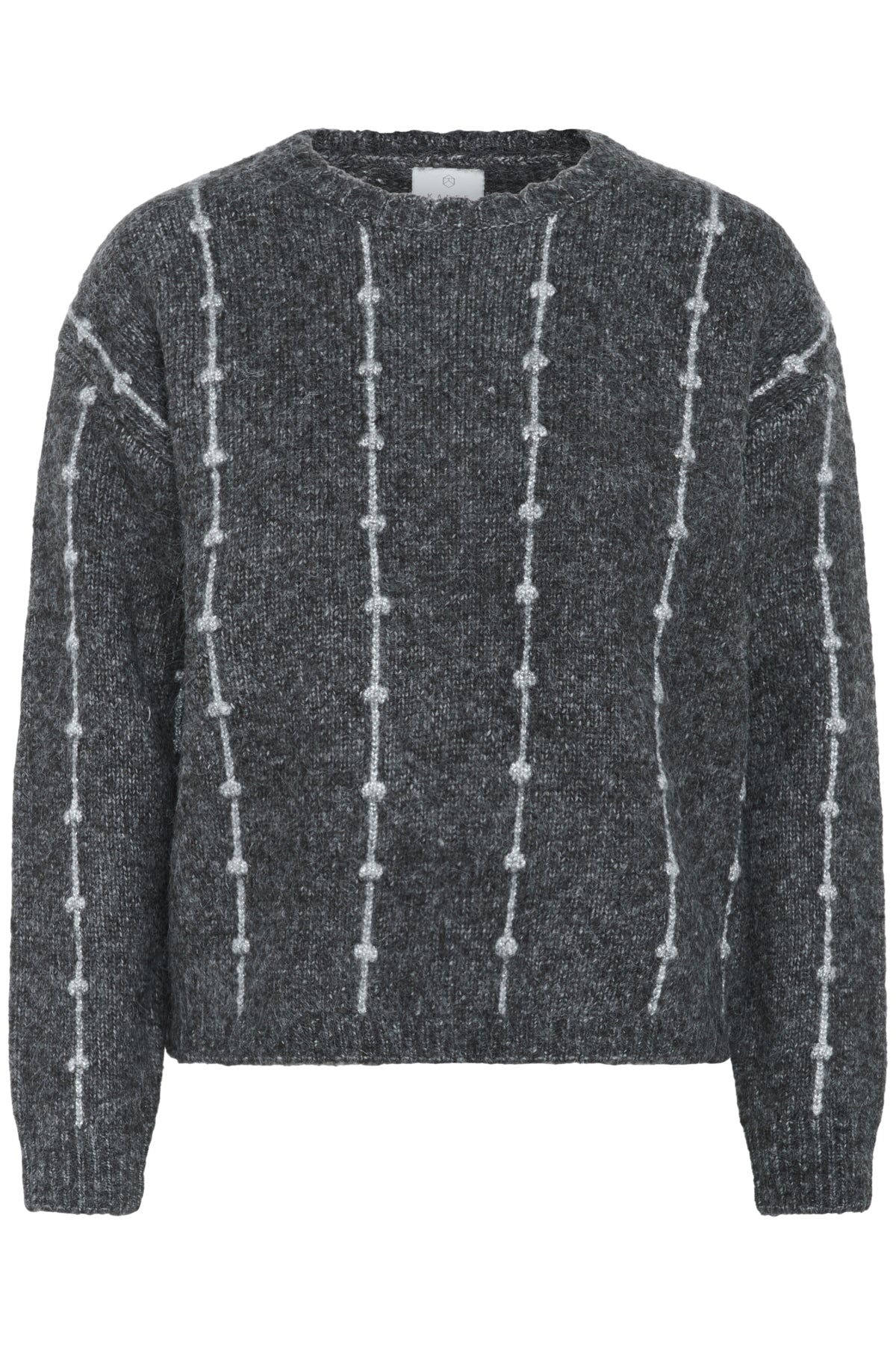 KAlianna Knit Pullover Dark grey melange - 10510673