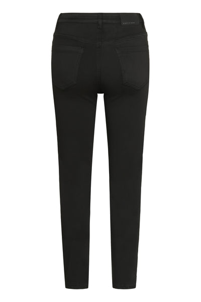 KAwillow HW Slim Fit Jeans Black deep - 10510717 Thumbnail