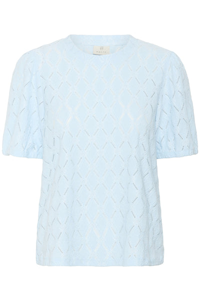 KAtine Short SL Lace Blouse Nantucket Breeze - 10552453 Thumbnail