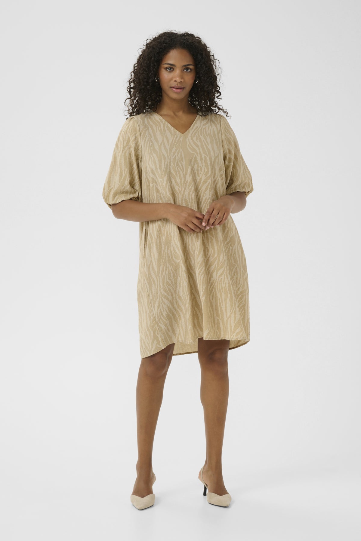 KAellen Dress Feather Gray/Chinchilla Animal - 10552454