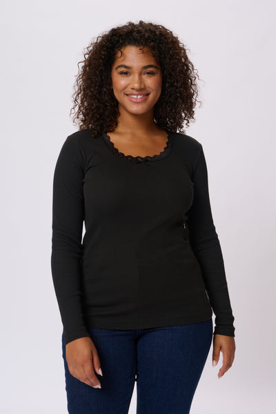 KCbritt LS Tshirt Black deep - 10583314 Thumbnail