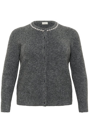 KCroxia Cardigan Grey Melange - 10583643