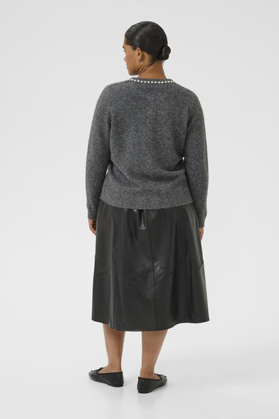 KCroxia Cardigan Grey Melange - 10583643 Thumbnail