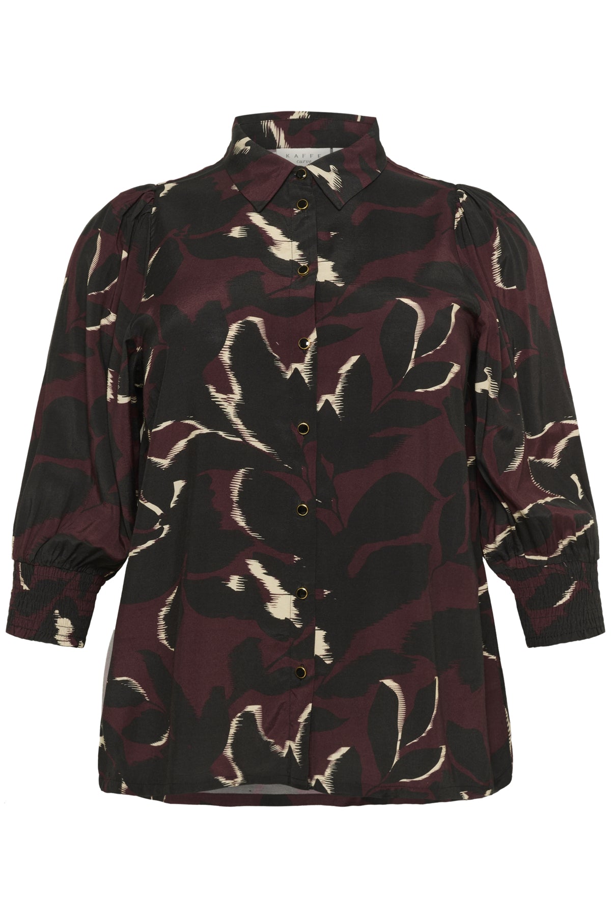 KCmilana Shirt Windsor Wine/Black Flower - 10583651