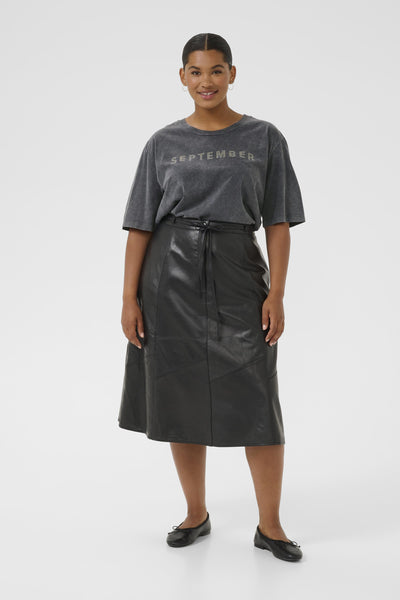 KCserina T-Shirt Washed  dark grey - 10583679 Thumbnail