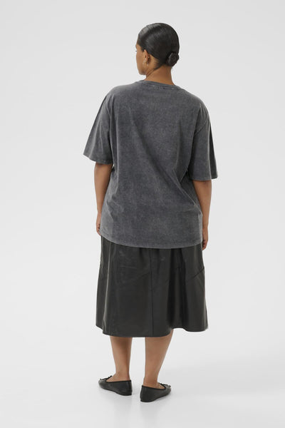 KCserina T-Shirt Washed  dark grey - 10583679 Thumbnail