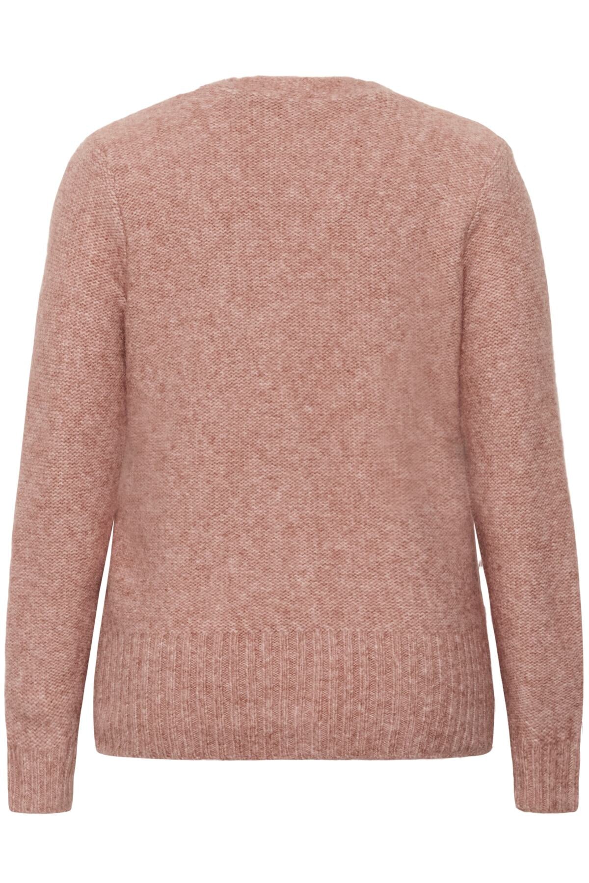 KCcabis Cardigan Light Mahogany Melange - 10583681