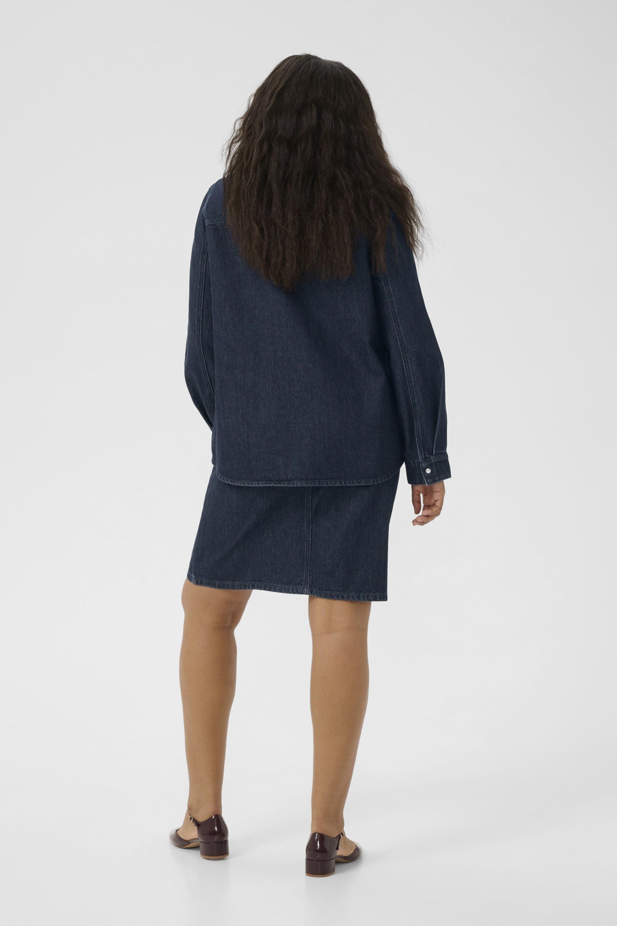 KCelisa Denim Shirt Dark Blue Denim - 10583684