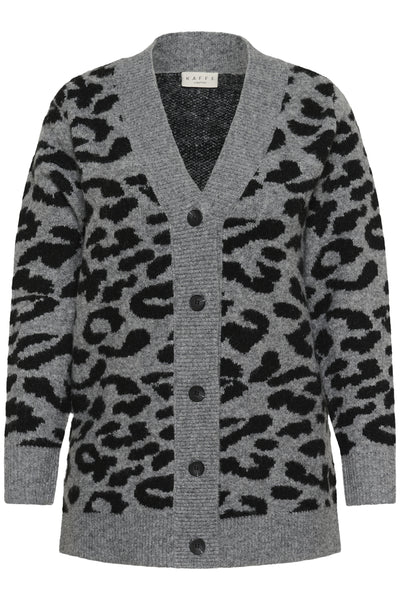 KCsandia Cardigan LGM/Black Leopard - 10583697 Thumbnail