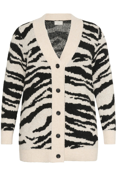 KCsandia Cardigan Turtledove/Black Animal - 10583697 Thumbnail