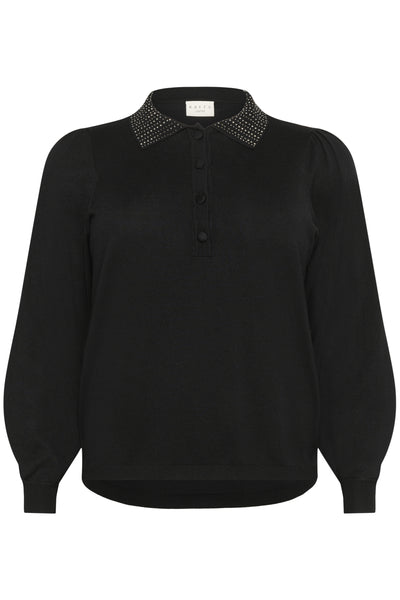 KCcarla Polo Pullover Black deep - 10583767 Thumbnail