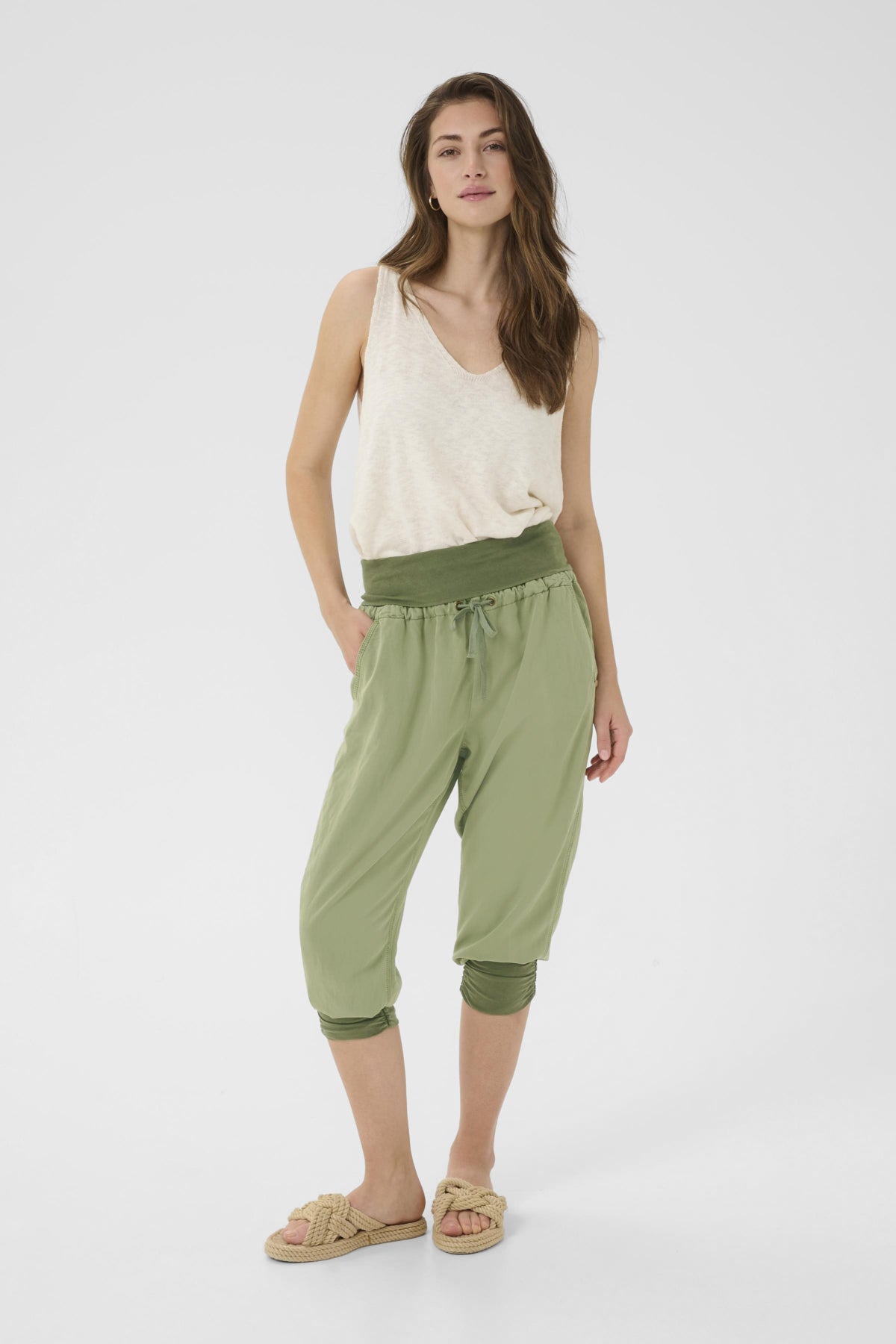 CRLinee pant Oil Green - 10604697