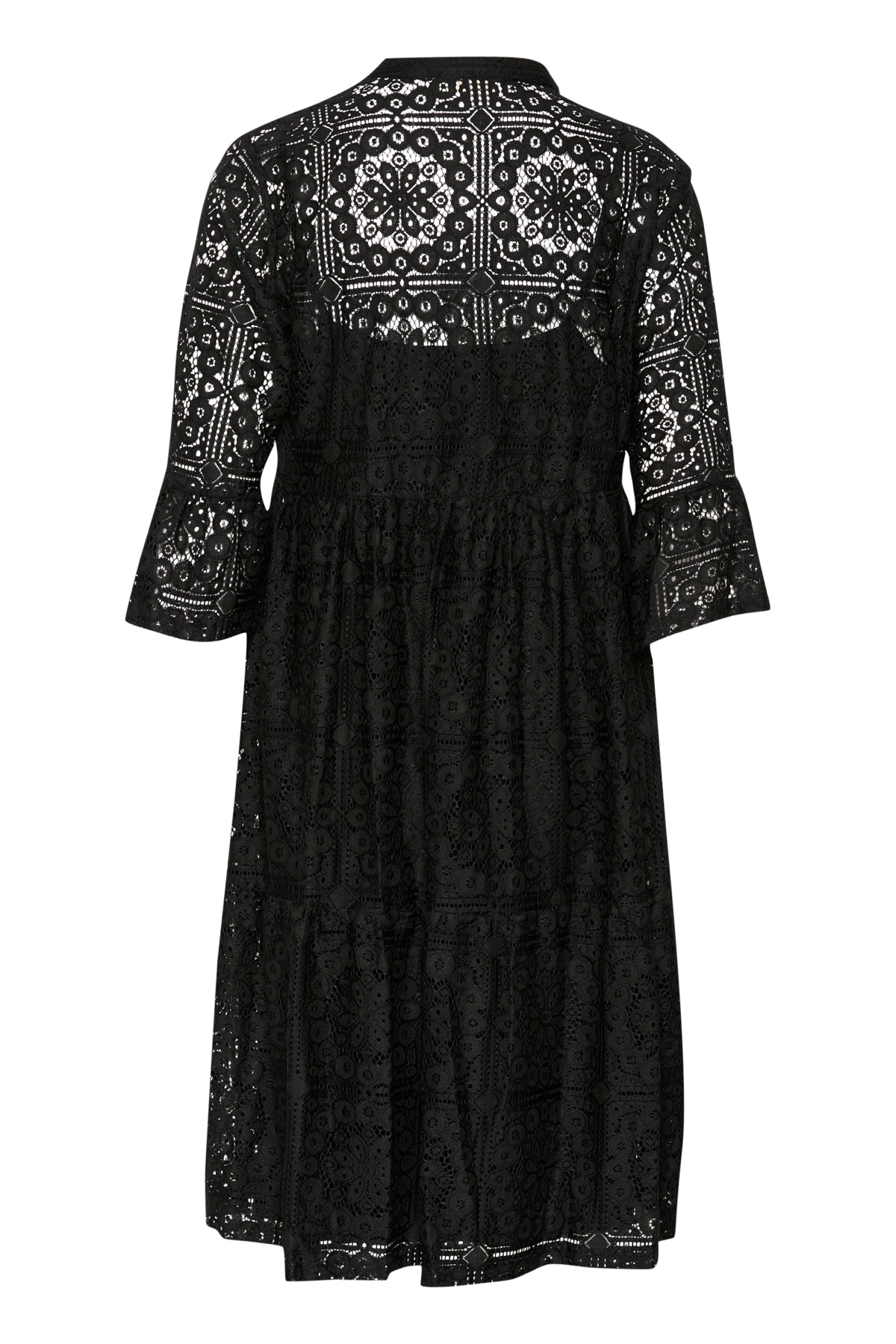 CRTiley Lace Dress Pitch Black - 10613095