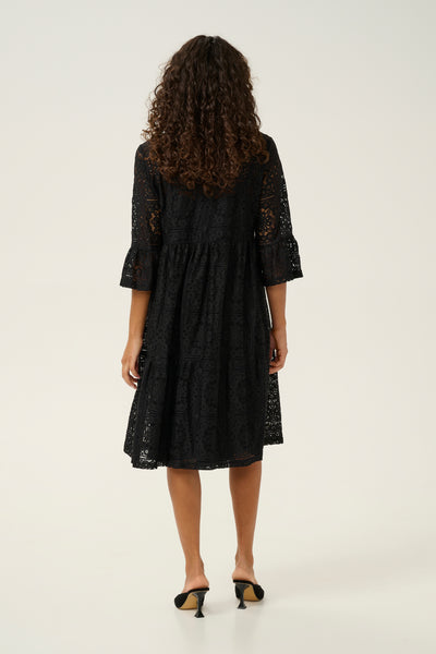 CRTiley Lace Dress Pitch Black - 10613095 Thumbnail