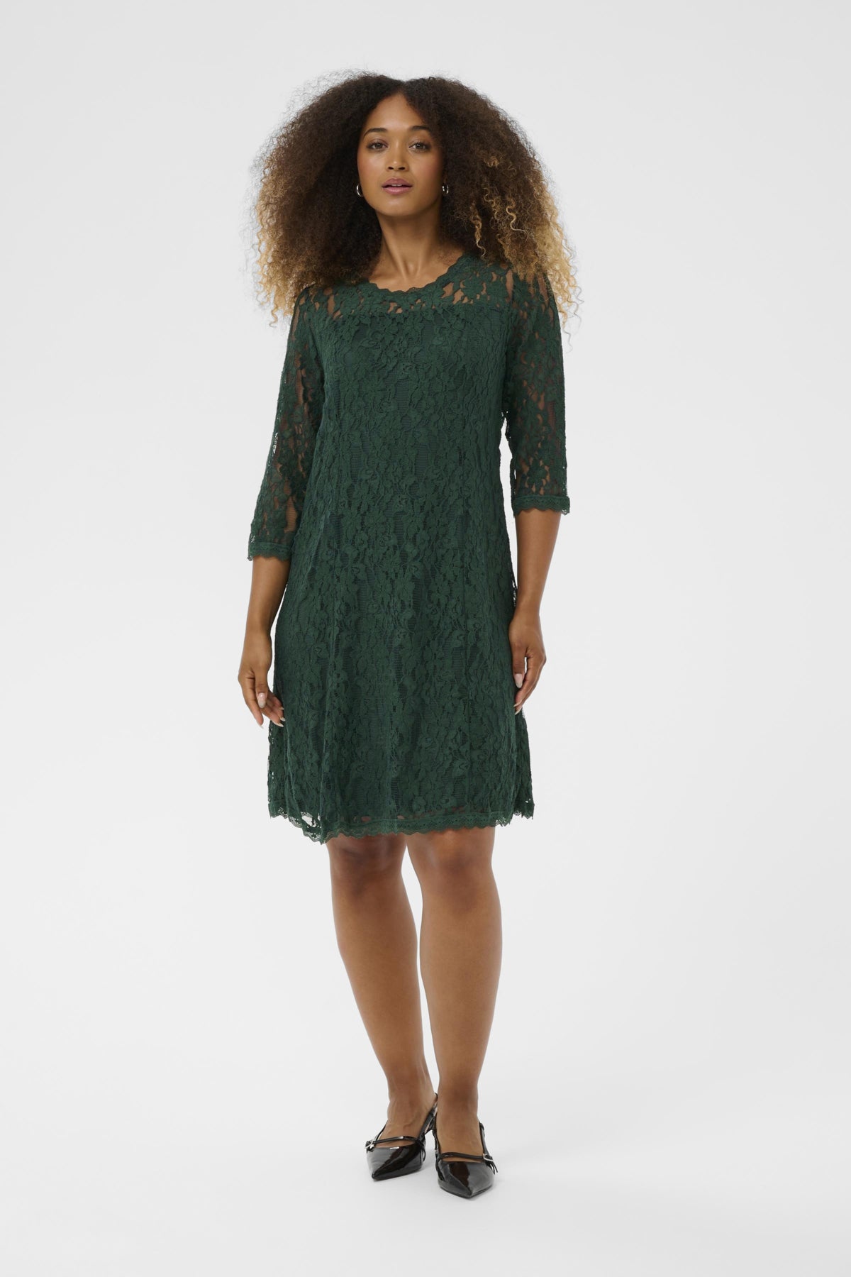 CRKit 3/4 Sleeve Dress Sea Moss - 10613239