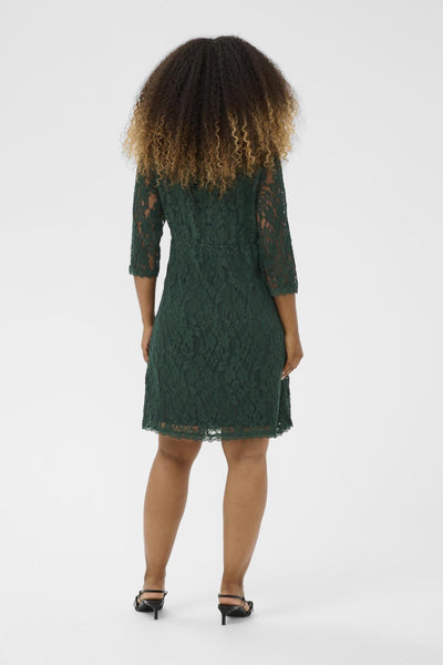 CRKit 3/4 Sleeve Dress Sea Moss - 10613239 Thumbnail