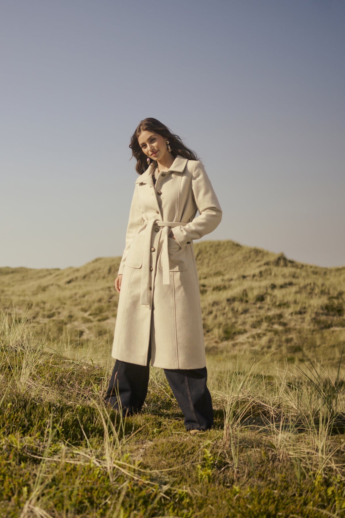 CRClara Long Coat Ancient Scroll - 10613920