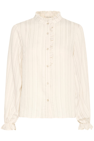 CRVenea Joa blouse Birch Stripe - 10614069 Thumbnail
